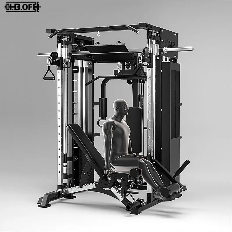 Smith Machine Home Flying Bird Gantry Multifunctional Integrated Deep Squat Bench Press Comprehensive Training Fitness E — view 1