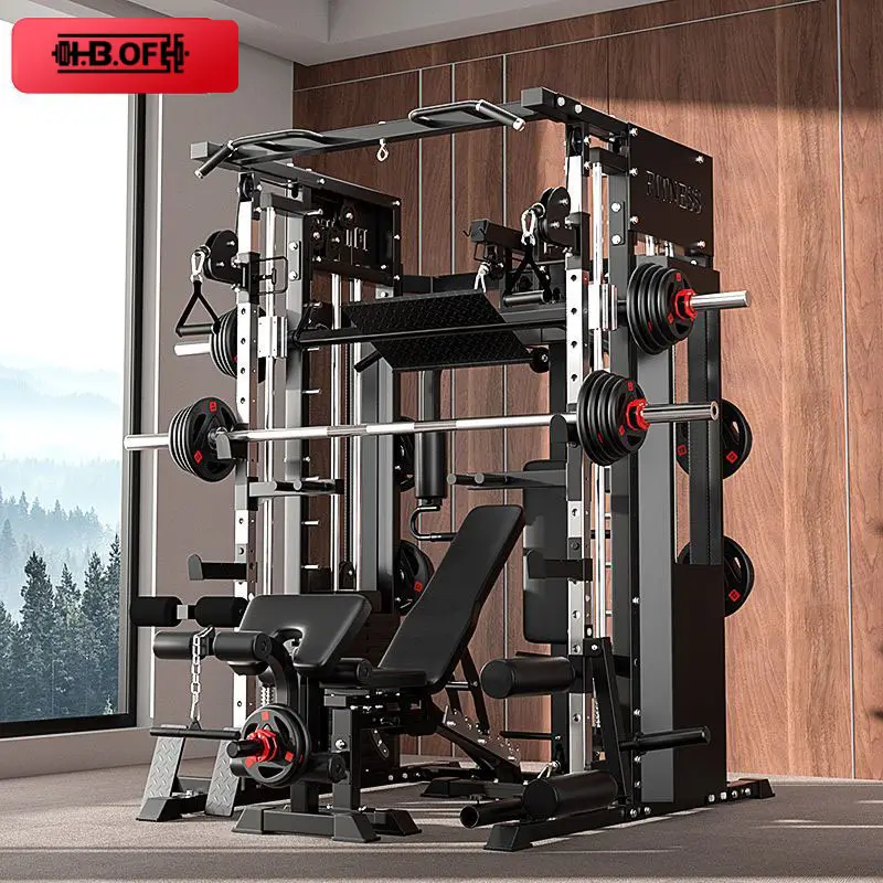 Smith Machine Home Flying Bird Gantry Multifunctional Integrated Deep Squat Bench Press Comprehensive Training Fitness Equipment — image 5