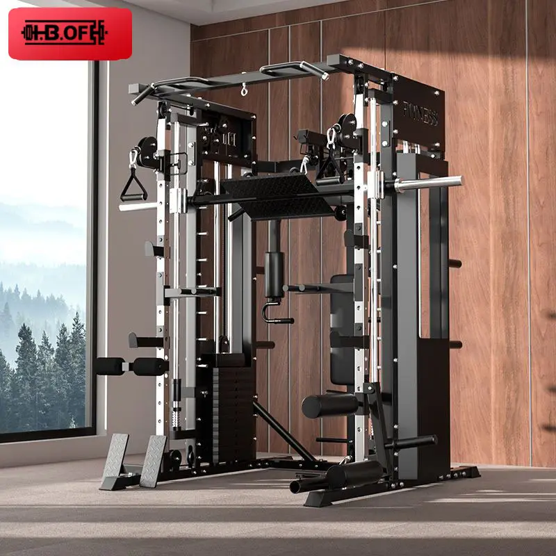 Smith Machine Home Flying Bird Gantry Multifunctional Integrated Deep Squat Bench Press Comprehensive Training Fitness Equipment — image 7