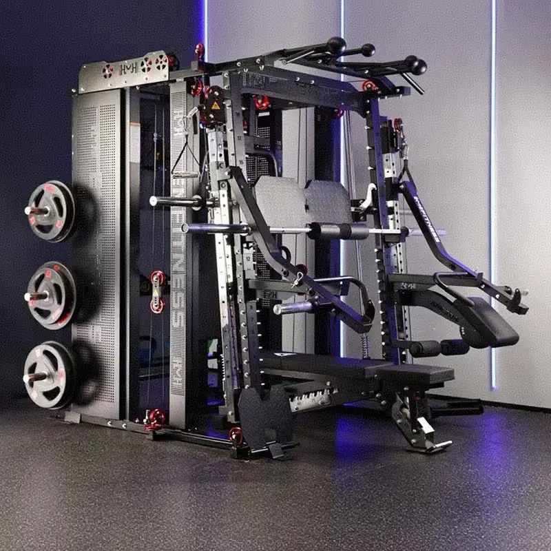 Multi Function Smith Machine with Weight Stack, Gym Fitness, Commercial Frame, Home Use, Wholesale, New Design, Sale — image 3