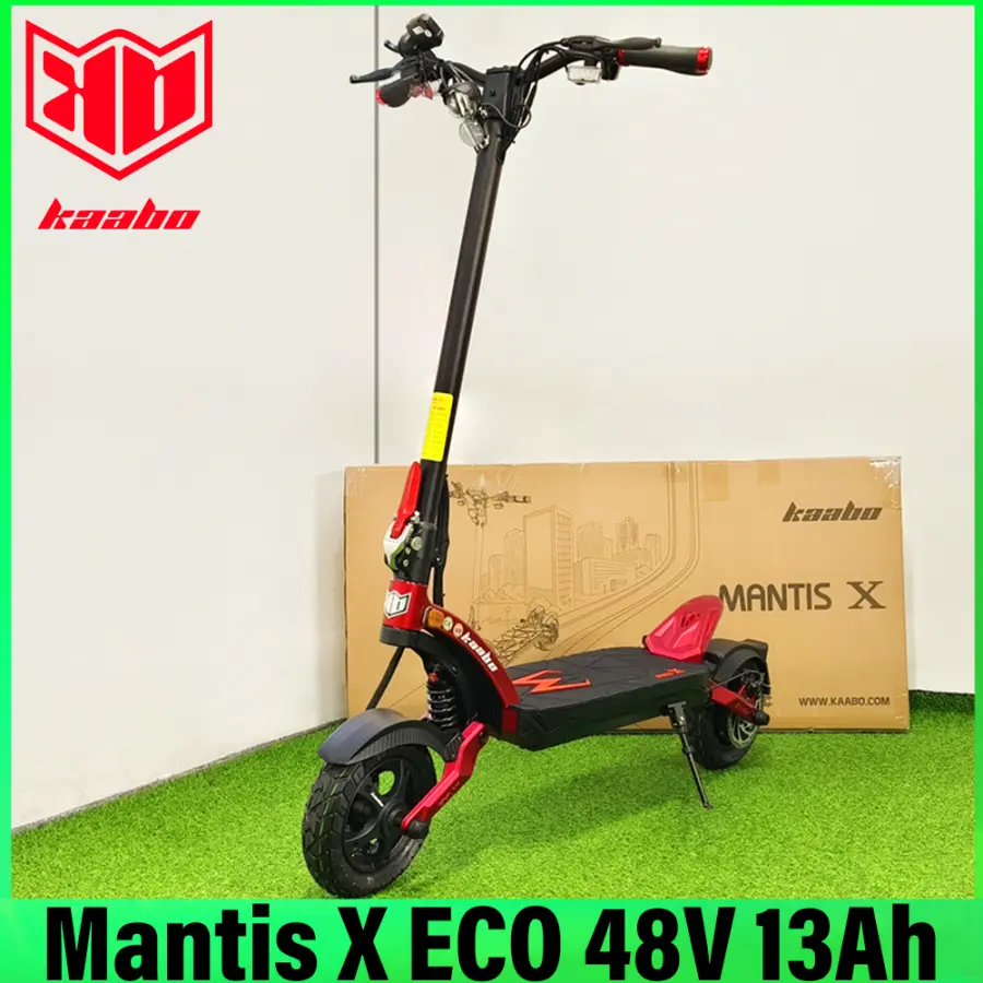 KAABO Mantis X Eco 48V13Ah Battery 500W Single Motor Max Range 55KM With NFC IPX7 10 Inch Tires Electric Scooter — view 1