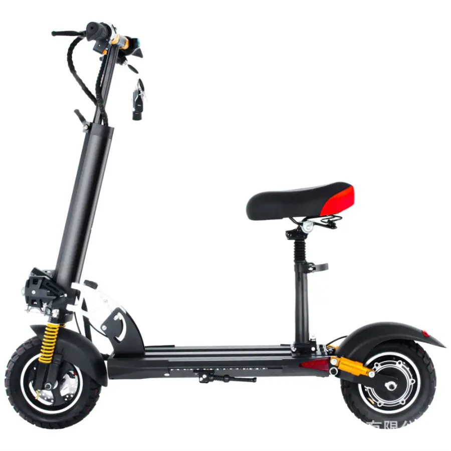 Adult Riding Foldable 10-Inch 48V8A10A13AH Electric Scooter Long Range Electric Bike — image 2