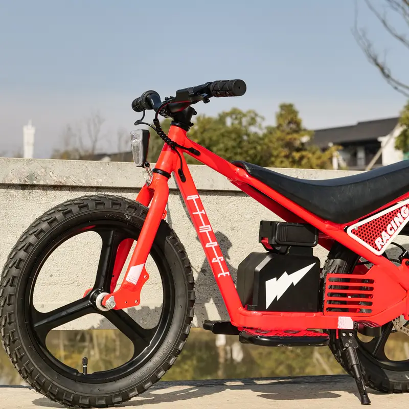 Airo 2024 Newest Child Electric Bike Powerful Max 150w Kid's E-scooters 16" Children Electric Balance Scooter — image 4