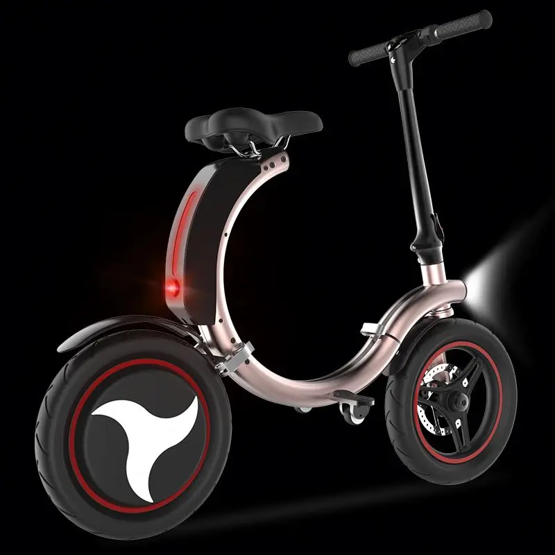 250W Mini Foldable Electric Scooter Portable Electric Bike Bicycle — image 3