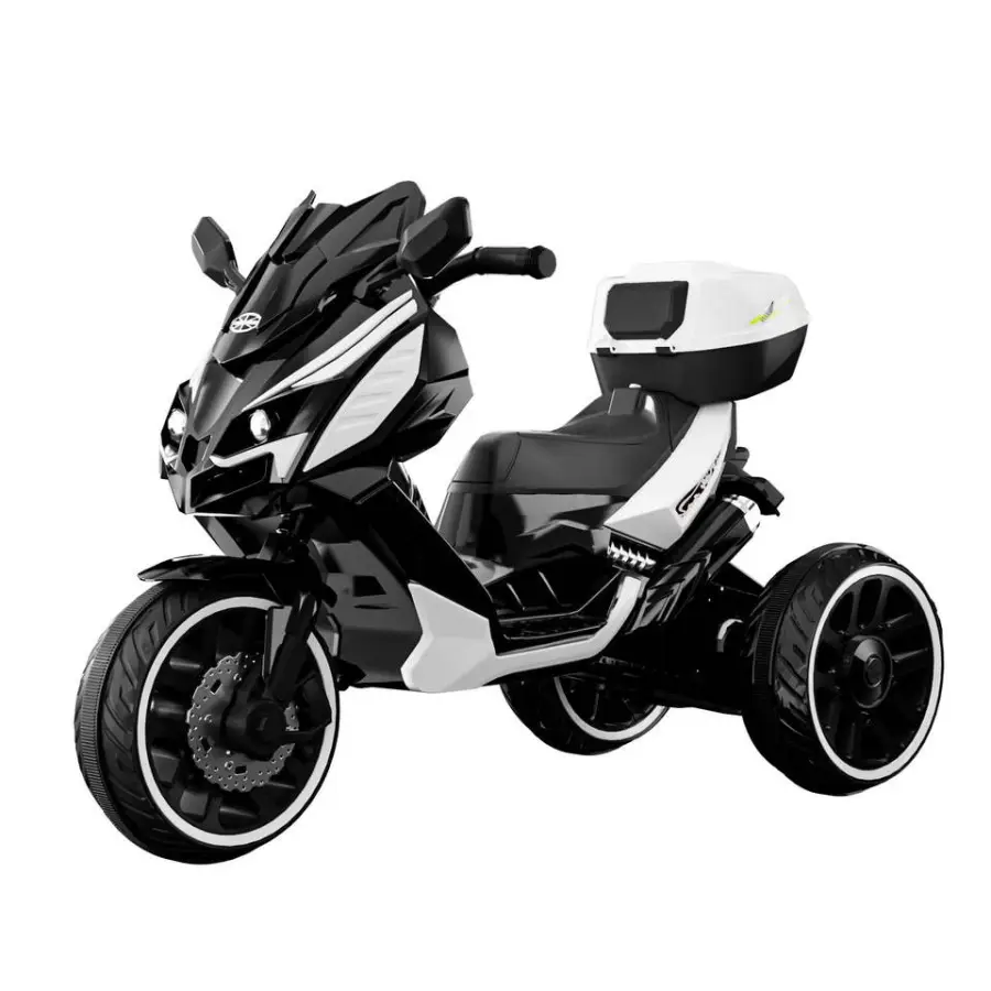 New Children's Tricycle 12V Battery Operated 3-Wheel Kids Electric Motorbike Pink Ride-On Motorcycle Toy for Girls Boy — view 3