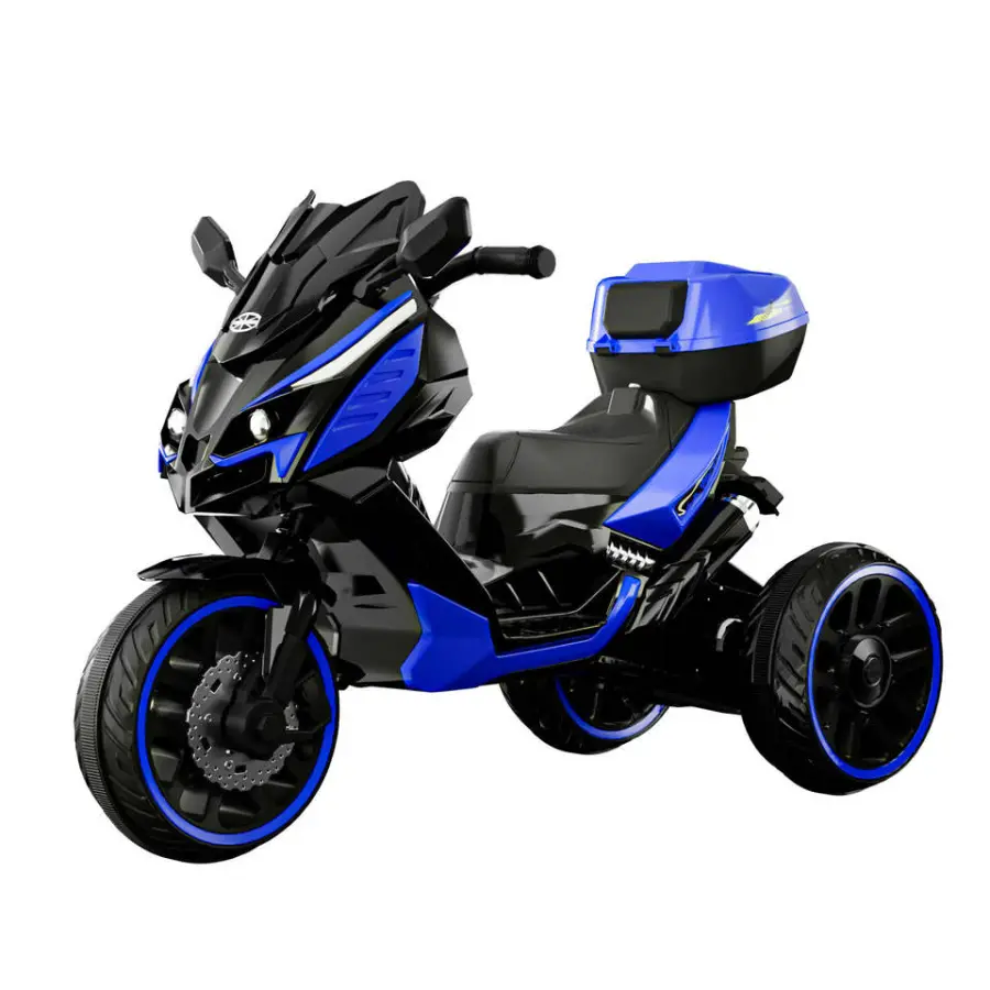 New Children's Tricycle 12V Battery Operated 3-Wheel Kids Electric Motorbike Pink Ride-On Motorcycle Toy for Girls Boy — view 4