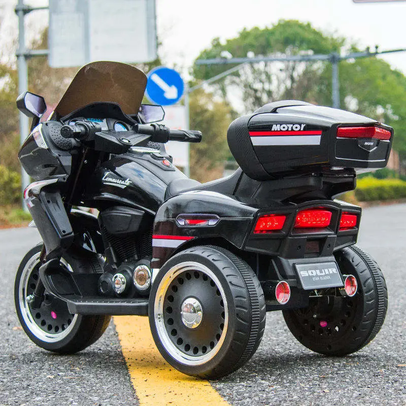 Fashion Kids Electric Bike Battery Powered Motorbike for Children Electric Motorcycle for Kids 3-8 Years Old — image 6