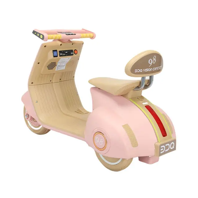 Baby Toys pink Girls Battery Electric Bike for Kids Children Rechargeable Electric Motorcycle for Kids 3-8 Years Old — image 4