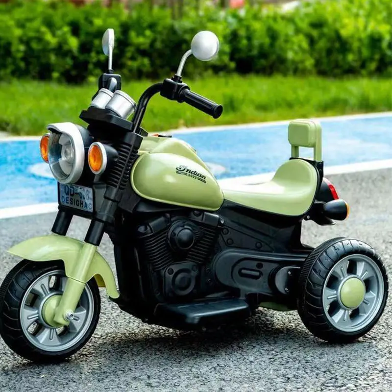 New Model Power Battery Children's Electric Motorcycle Moto Electrica Para Ninos Baby Kids Motorcycle With Music Lights — image 3