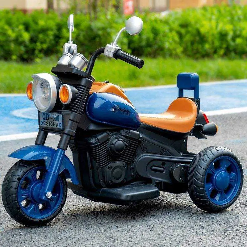 New Model Power Battery Children's Electric Motorcycle Moto Electrica Para Ninos Baby Kids Motorcycle With Music Lights — image 4