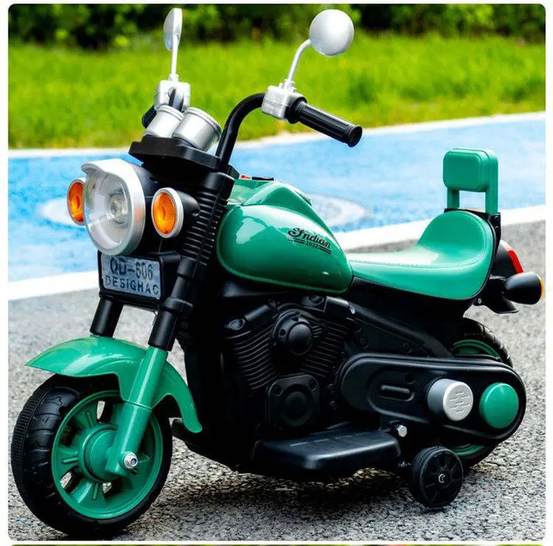 New Model Power Battery Children's Electric Motorcycle Moto Electrica Para Ninos Baby Kids Motorcycle With Music Lights — image 5