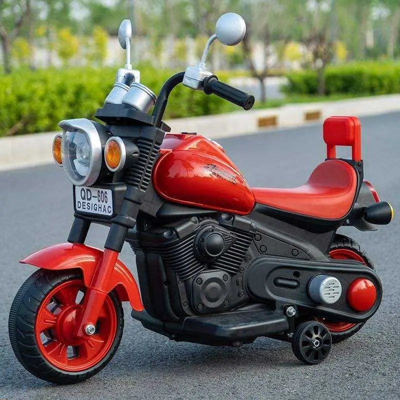 New Model Power Battery Children's Electric Motorcycle Moto Electrica Para Ninos Baby Kids Motorcycle With Music Lights — image 6
