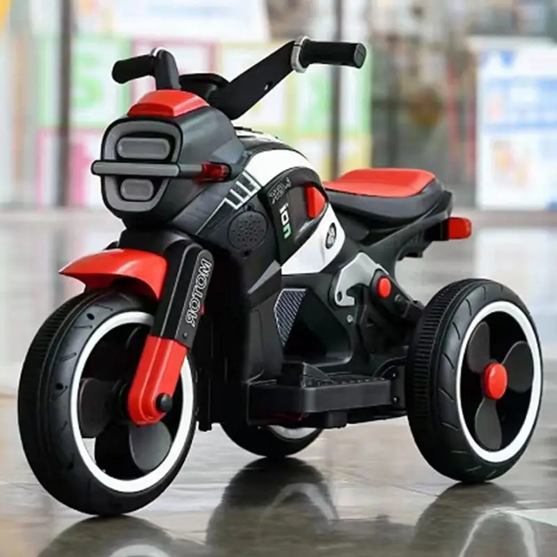Luxury 12V Electric Cross Motorcycle Baby Motorbike for 3-8 Years Old Kids Ride on Motorcycle — image 3