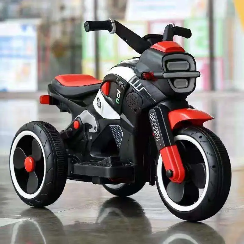 Luxury 12V Electric Cross Motorcycle Baby Motorbike for 3-8 Years Old Kids Ride on Motorcycle — image 4