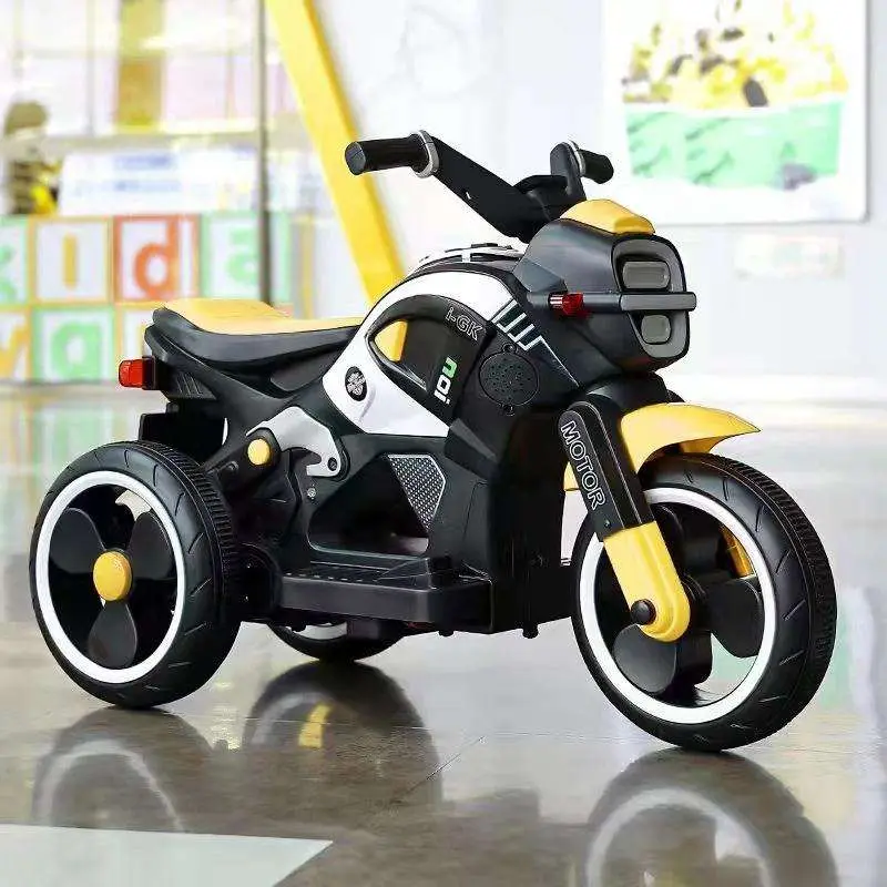 Luxury 12V Electric Cross Motorcycle Baby Motorbike for 3-8 Years Old Kids Ride on Motorcycle — image 5