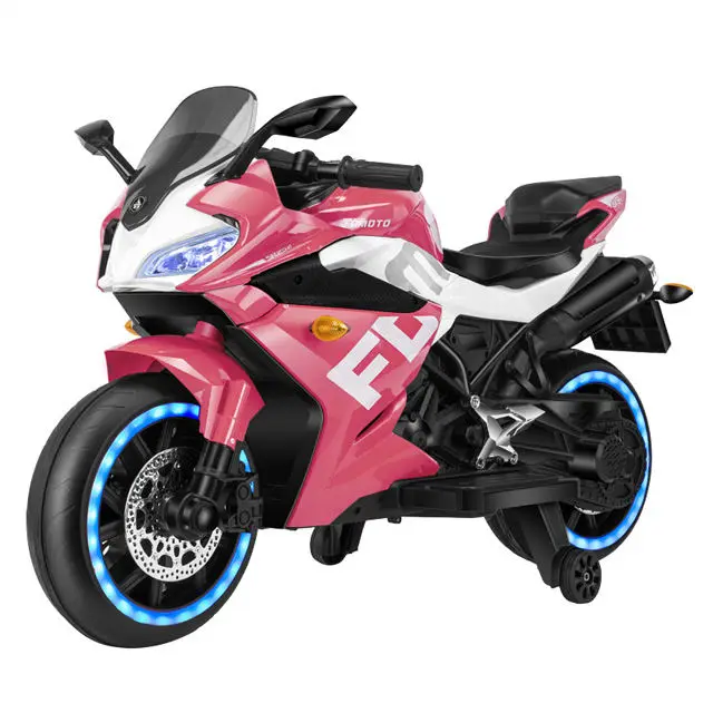 Children 12v Electric Baby Motorcycle Kids Big Size Ride on Outdoor Electric Motorbike Kids Electric Motorcycle — image 4