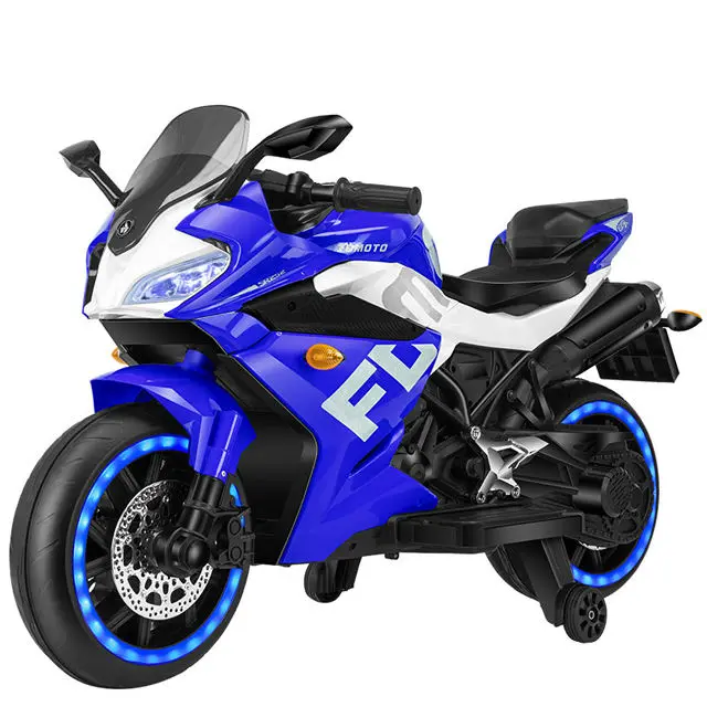 Children 12v Electric Baby Motorcycle Kids Big Size Ride on Outdoor Electric Motorbike Kids Electric Motorcycle — image 5