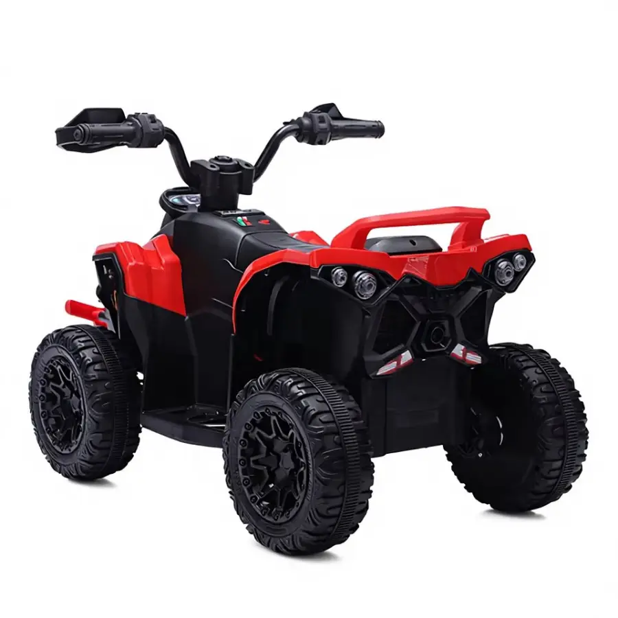 Wholesale Children's Electric Motorcycle Four-wheeled Children's Electric Off-road Beach Car Baby Stroller with Lights and Music — image 4
