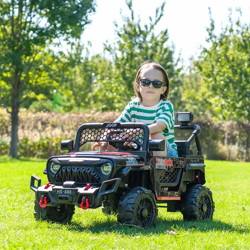 Children's Electric Ride-On Car with Remote Control 4-Wheel Off-Road Vehicle 12V Electric Swing Toy Car for Kids 2-7 Years Old — image 2