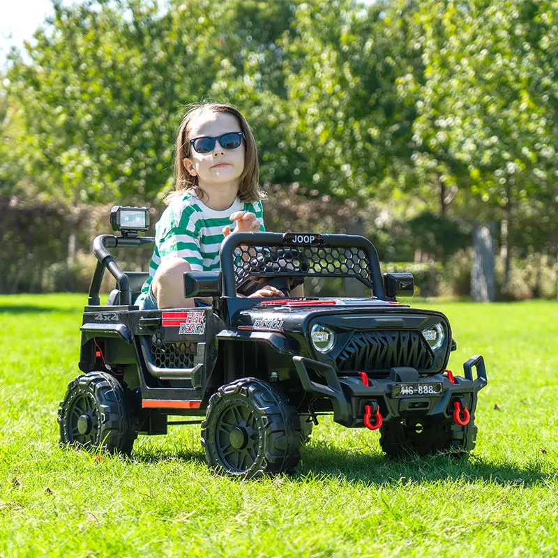 Children's Electric Ride-On Car with Remote Control 4-Wheel Off-Road Vehicle 12V Electric Swing Toy Car for Kids 2-7 Years Old — image 3