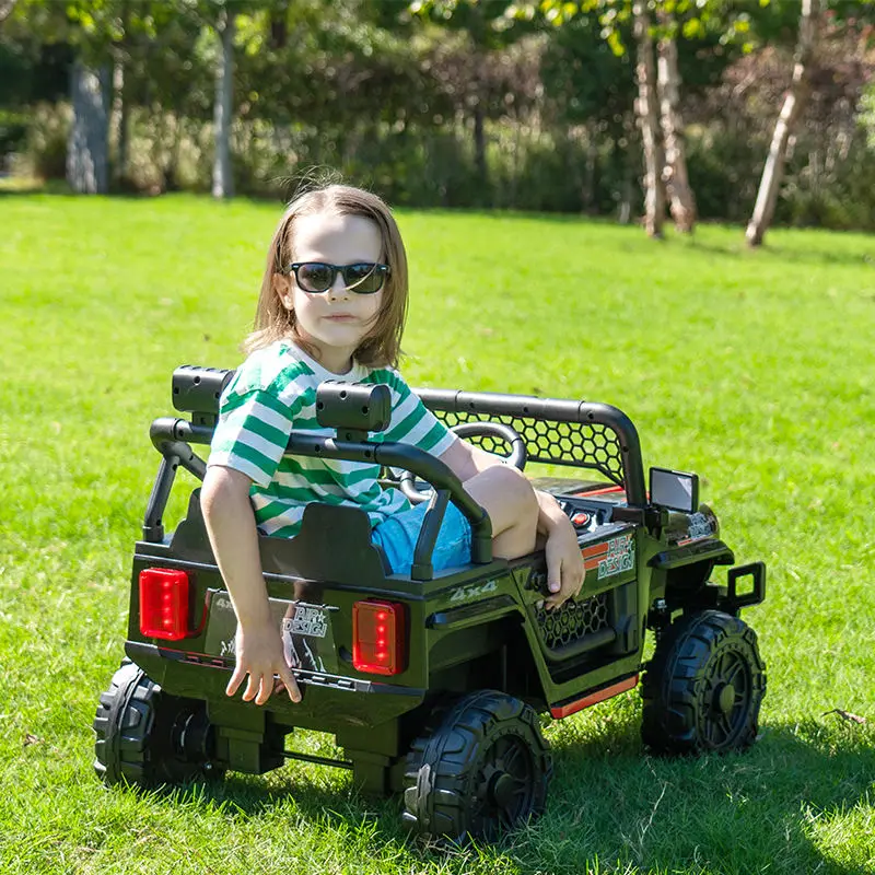 Children's Electric Ride-On Car with Remote Control 4-Wheel Off-Road Vehicle 12V Electric Swing Toy Car for Kids 2-7 Years Old — image 4