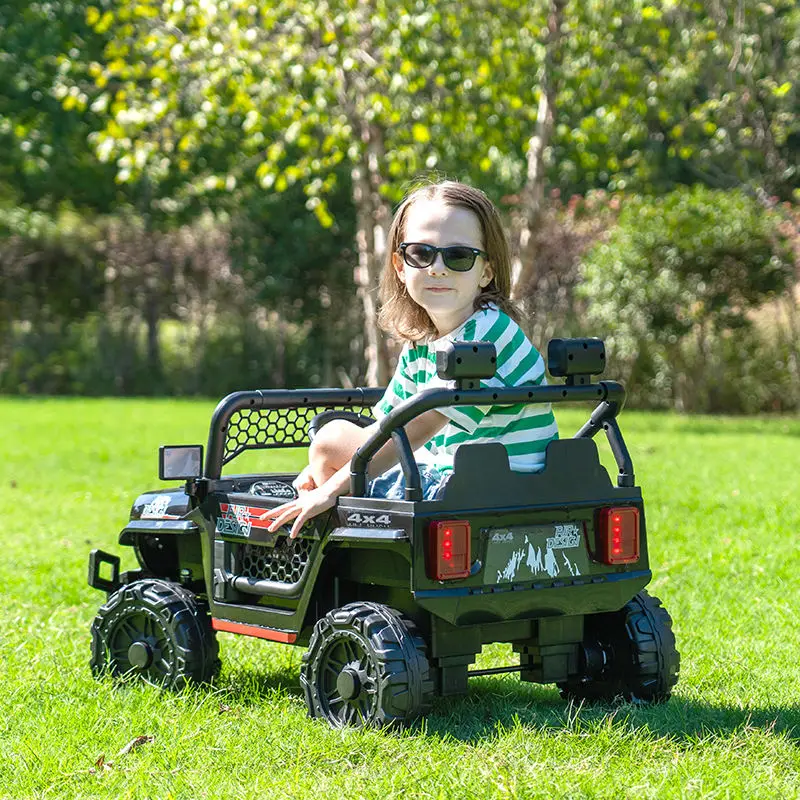 Children's Electric Ride-On Car with Remote Control 4-Wheel Off-Road Vehicle 12V Electric Swing Toy Car for Kids 2-7 Years Old — image 5