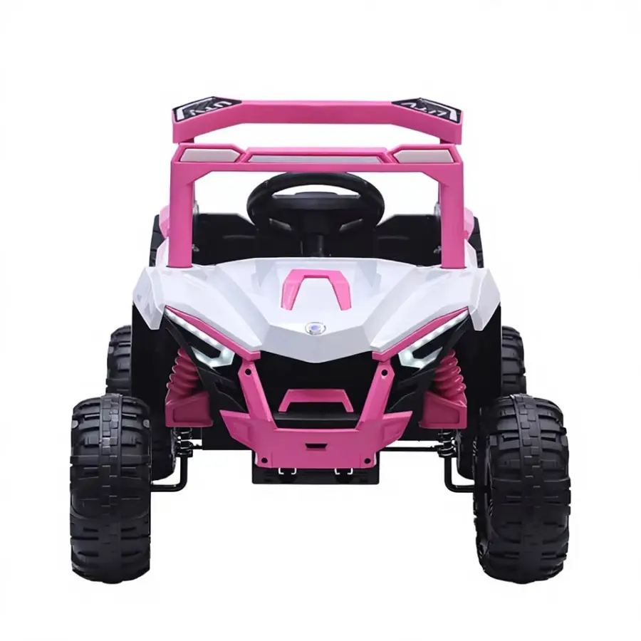 Wholesale Pink 2 Seats Kids Electric Ride on Cars 4 Wheels Off Road Children Electric Vehicle Plastic Battery-Powered Toy — image 2