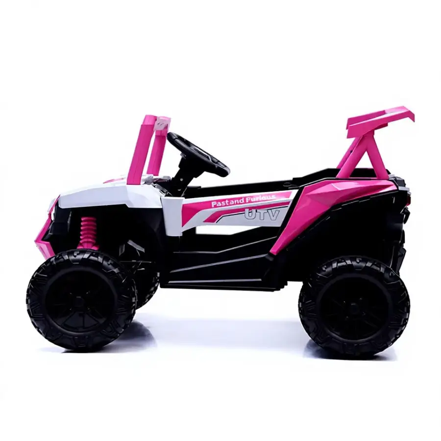 Wholesale Pink 2 Seats Kids Electric Ride on Cars 4 Wheels Off Road Children Electric Vehicle Plastic Battery-Powered Toy — image 3