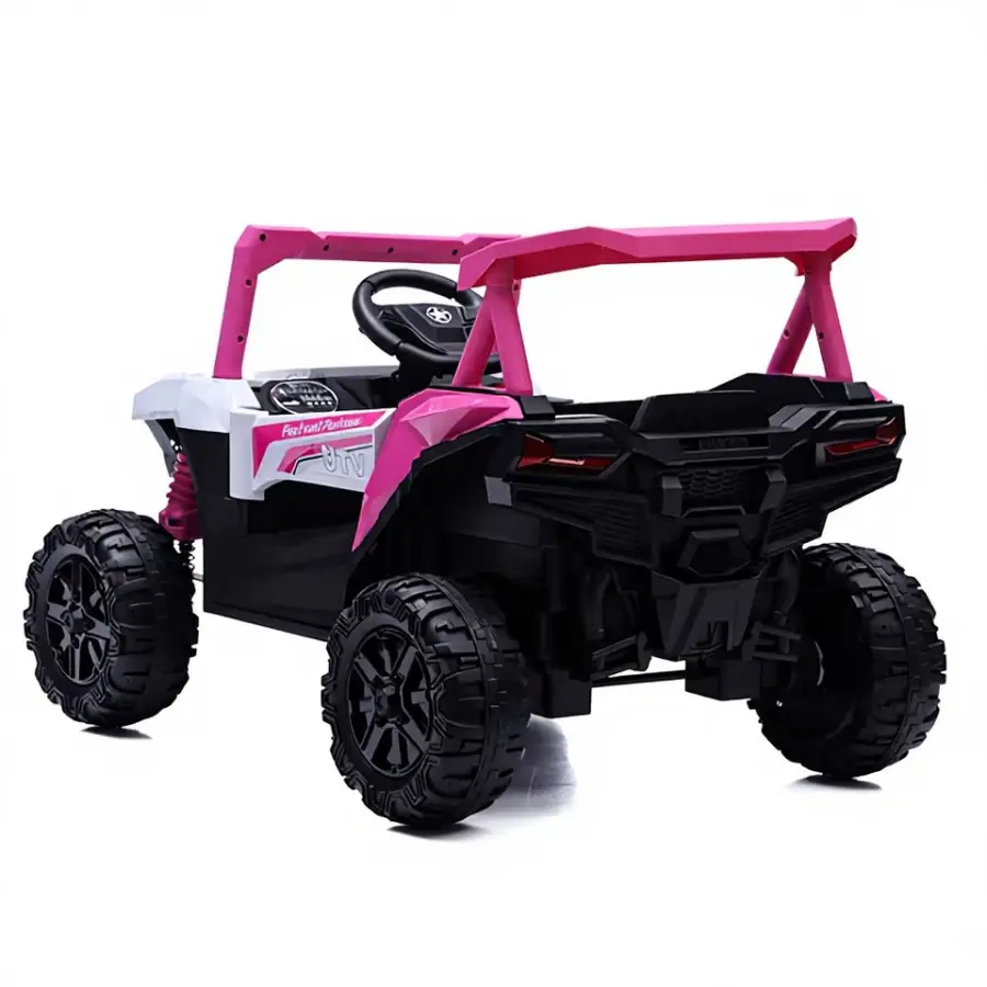 Wholesale Pink 2 Seats Kids Electric Ride on Cars 4 Wheels Off Road Children Electric Vehicle Plastic Battery-Powered Toy — image 4