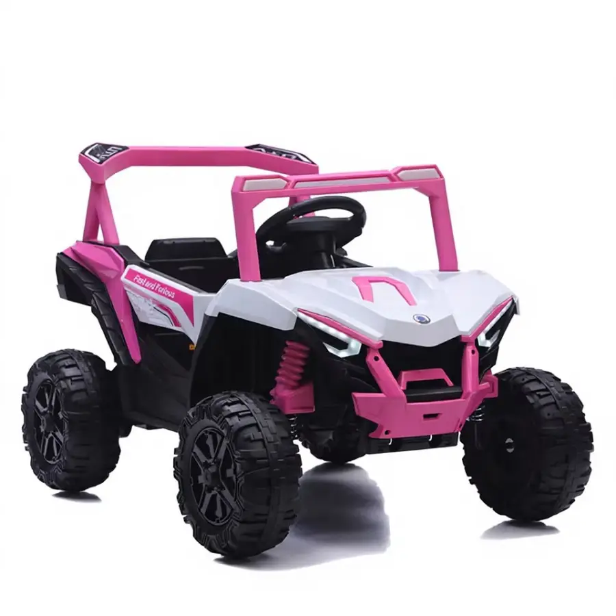 Wholesale Pink 2 Seats Kids Electric Ride on Cars 4 Wheels Off Road Children Electric Vehicle Plastic Battery-Powered Toy — image 6
