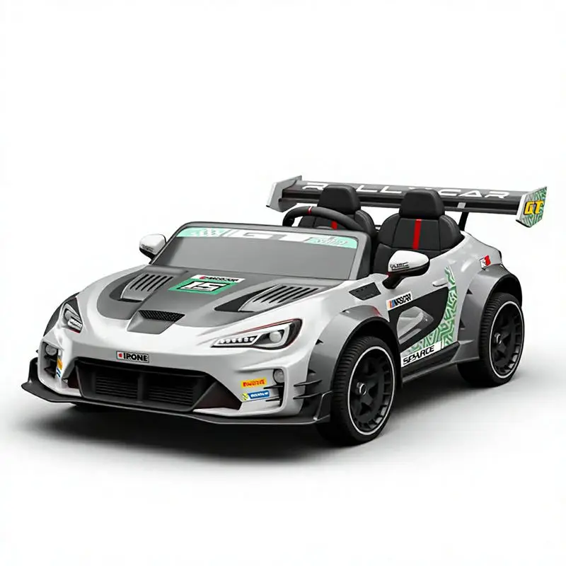 Super 2 Seats Kids Electric Ride-on Cars 4 Wheels Plastic 12V/24V Battery Powered Ride on Car Electric Vehicle for Children — image 3