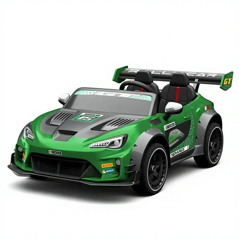 Super 2 Seats Kids Electric Ride-on Cars 4 Wheels Plastic 12V/24V Battery Powered Ride on Car Electric Vehicle for Children — image 5