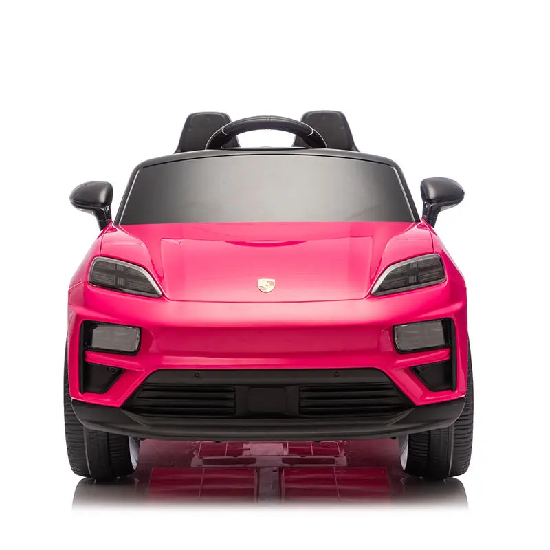 OEM Custom Licensed Porsche Macan Pink 2 Seats Kids Electric Ride on Car Four-Wheel Remote Control Electric Car for Kids Porsche — image 2