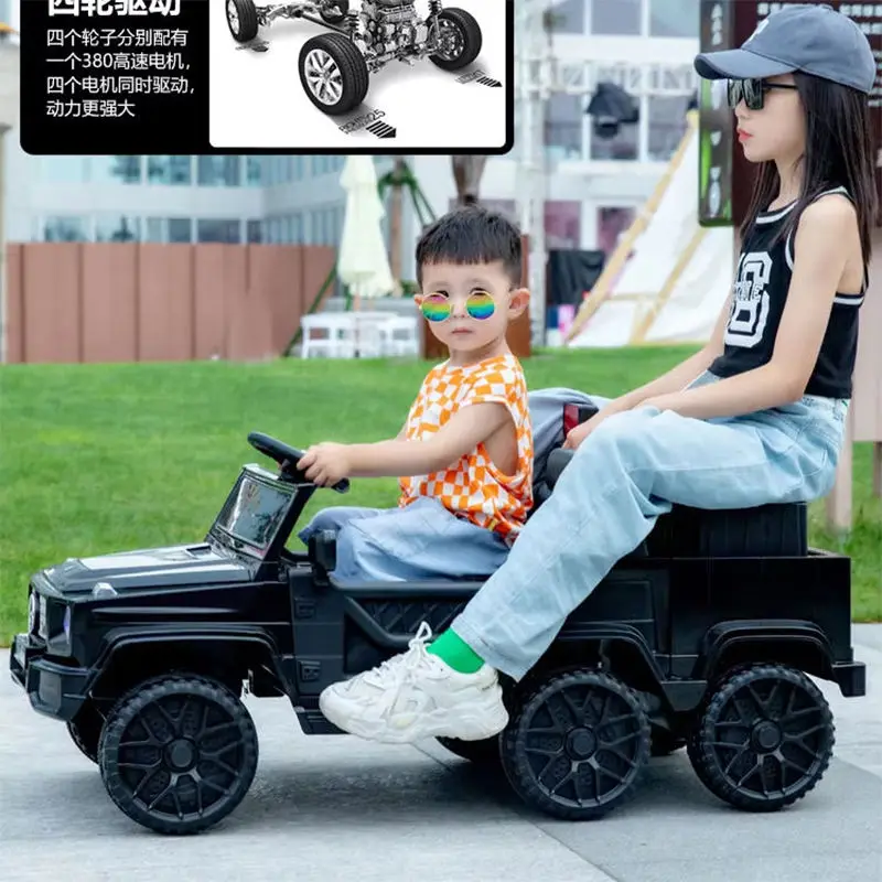 Big Size Mercedes-Benz Remote Control 12V Electric Car for Kids Power Battery Plastic Material Ride-on Car Toy for Adults Kids — image 5