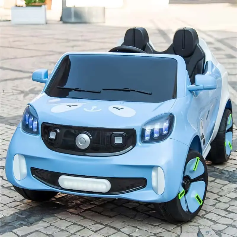 Kids Electric Cars 12V Rechargeable Battery Ride-On Car 2.4G Remote Control LED Lights Outdoor Plastic Toys for Boys Girls — image 2