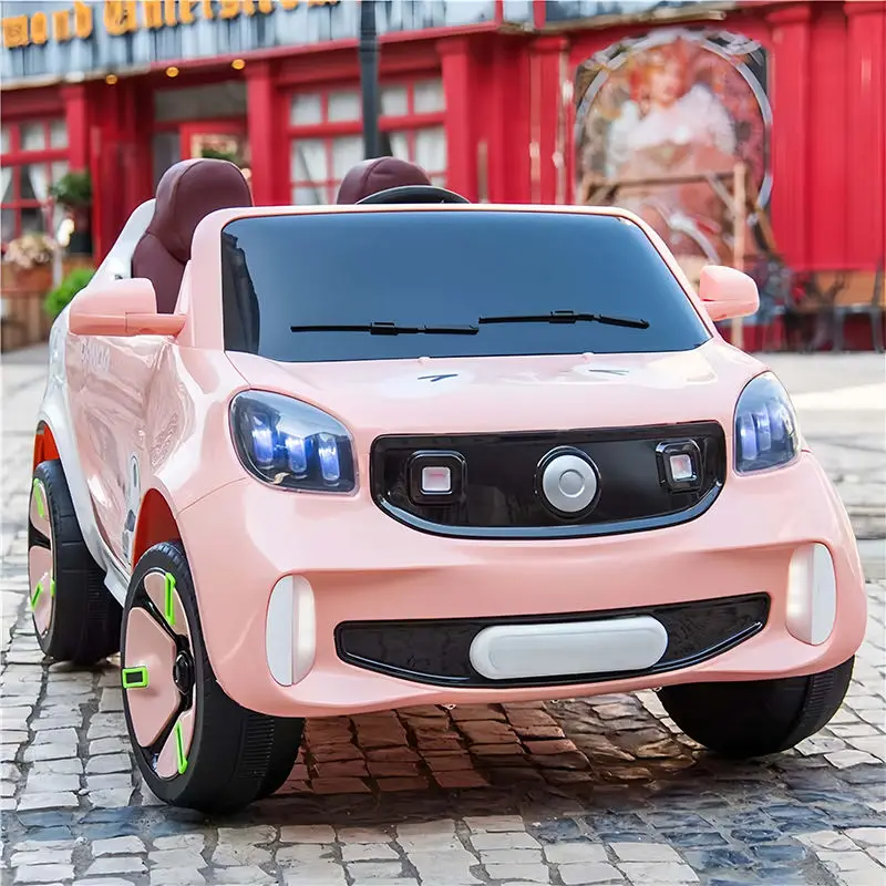 Kids Electric Cars 12V Rechargeable Battery Ride-On Car 2.4G Remote Control LED Lights Outdoor Plastic Toys for Boys Girls — image 3