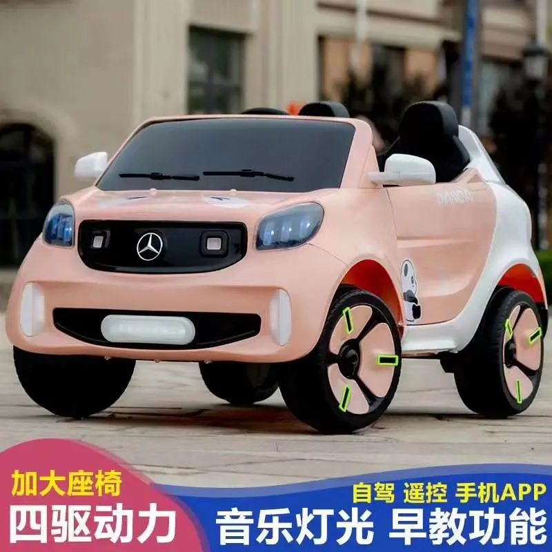 Kids Electric Cars 12V Rechargeable Battery Ride-On Car 2.4G Remote Control LED Lights Outdoor Plastic Toys for Boys Girls — image 5