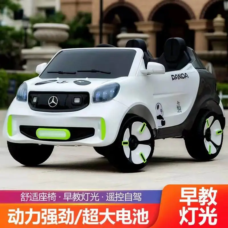 Kids Electric Cars 12V Rechargeable Battery Ride-On Car 2.4G Remote Control LED Lights Outdoor Plastic Toys for Boys Girls — image 6