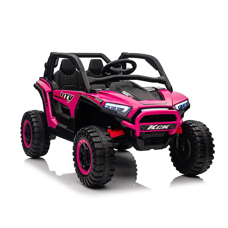 New Trend Kids Battery Operated Car Children Utv 24v Ride on Car 2 Seats Kids Electric Car for 10 Years Old to Drive — image 7