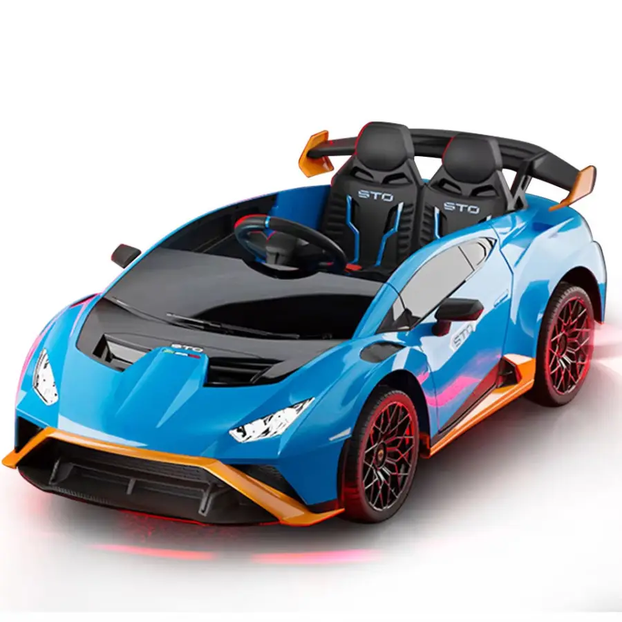 Licensed Lamborghini Huracan STO 24 Volt Kids Drift Ride on Car With Remote Control Lamborghini Electric Car for Kids — view 1