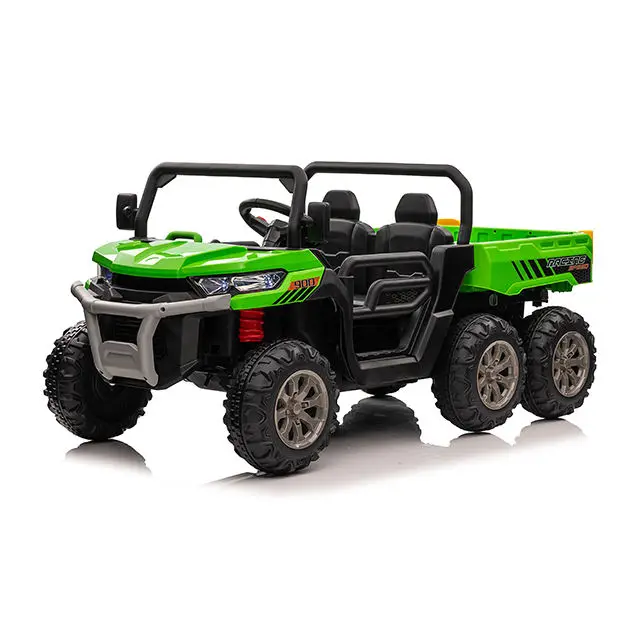 New Car Baby Electric Car Big 6 Wheels Kids 24v Battery Powered 2.4G Remote Control Tractor Ride on Car for Children — view 1