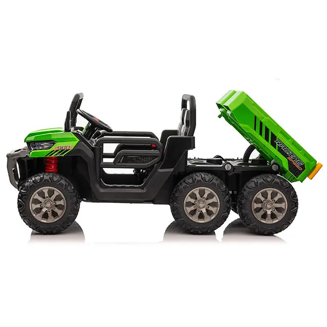 New Car Baby Electric Car Big 6 Wheels Kids 24v Battery Powered 2.4G Remote Control Tractor Ride on Car for Children — image 7