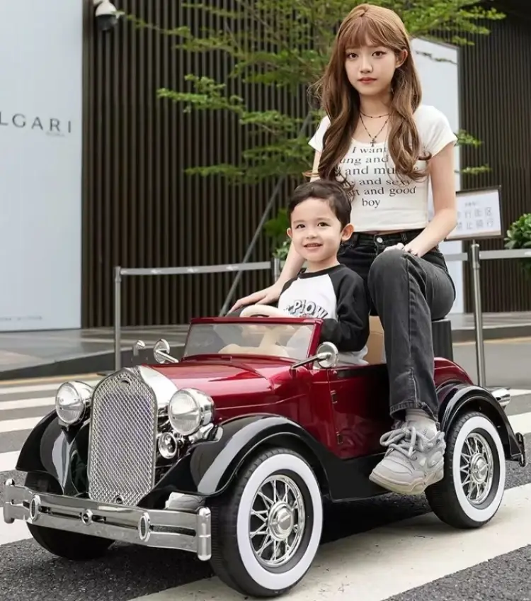 Adult Can Sit 4-Wheel Electric Ride-On Car for Kids 12V Battery Operated Pedal Kids Electric Car with Remote Control — view 1