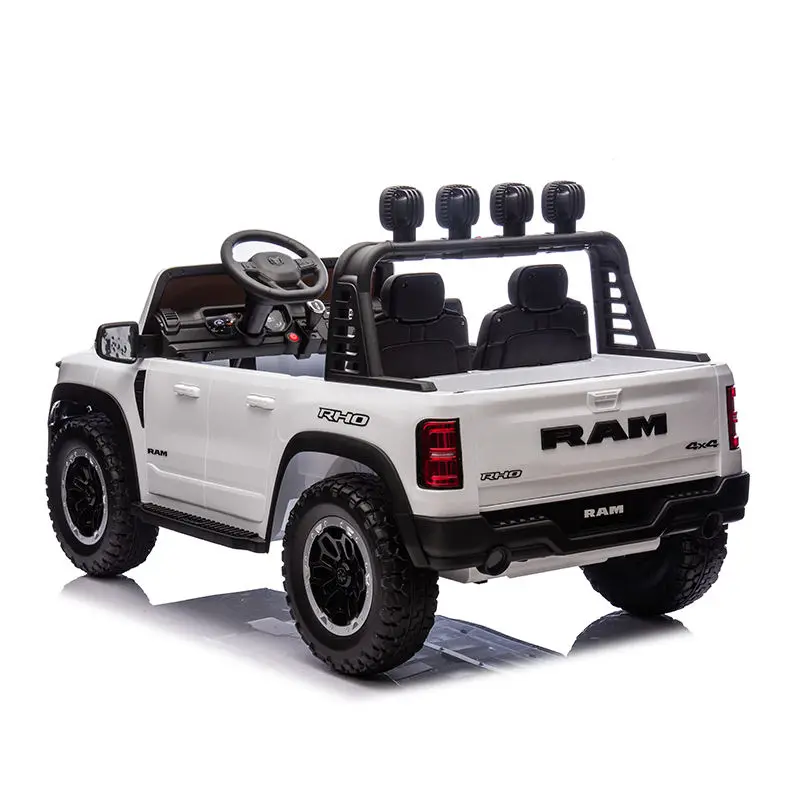 Big Size Licensed RAM 1500 RHO Super Truck 24V 2-Seater Baby Police Ride on Toy Car With Remote Control Kids Electric Car — image 4