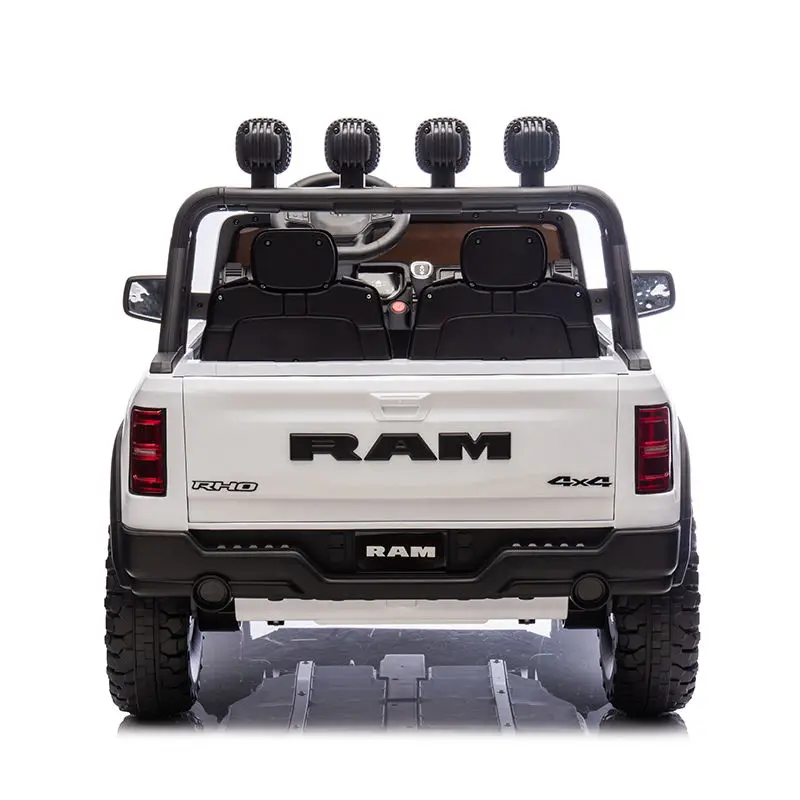 Big Size Licensed RAM 1500 RHO Super Truck 24V 2-Seater Baby Police Ride on Toy Car With Remote Control Kids Electric Car — image 5