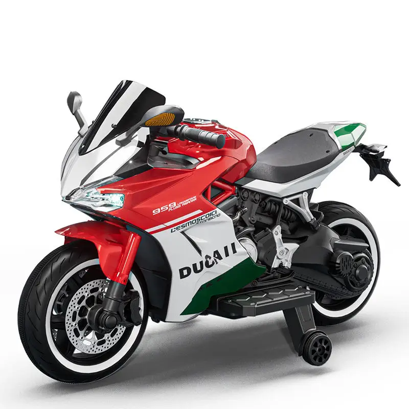 12v Children Rechargeable Battery Ride on Car Kids Electric Motorbike Toys Electric Motorcycle for Kids 3-10 Years Old to Drive — image 3
