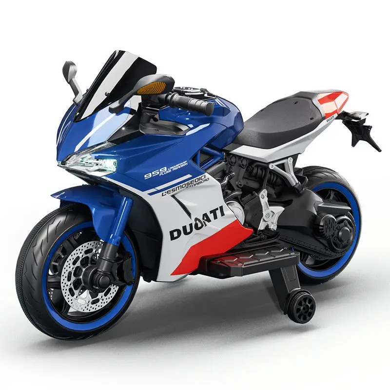 12v Children Rechargeable Battery Ride on Car Kids Electric Motorbike Toys Electric Motorcycle for Kids 3-10 Years Old to Drive — image 6