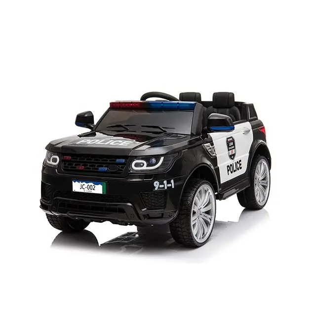 Baby Ride on Two Seats 12v Battery Power Wheel Kids Police Car Electric Ride on Car for Kids to Drive — image 3