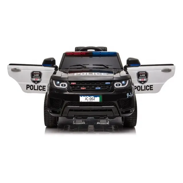 Baby Ride on Two Seats 12v Battery Power Wheel Kids Police Car Electric Ride on Car for Kids to Drive — image 4