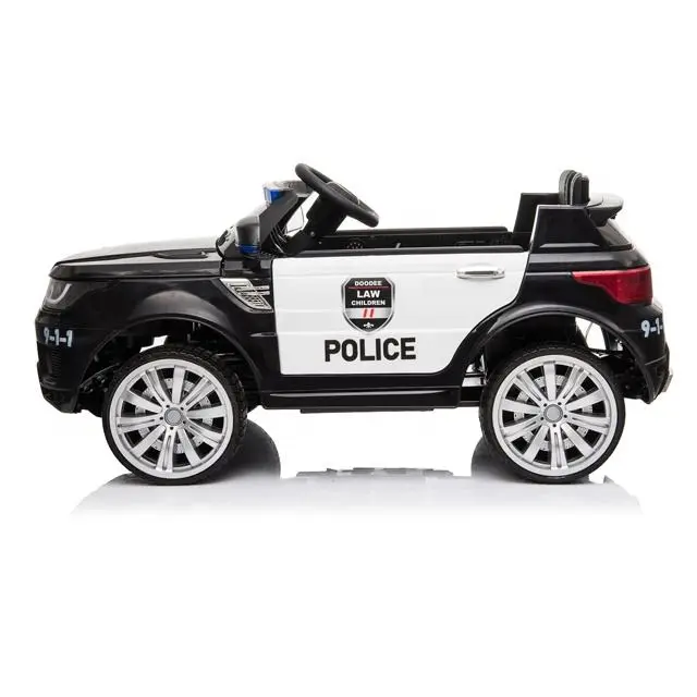 Baby Ride on Two Seats 12v Battery Power Wheel Kids Police Car Electric Ride on Car for Kids to Drive — image 5